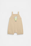Ice Cream Knit Romper  Ecru  hi-res