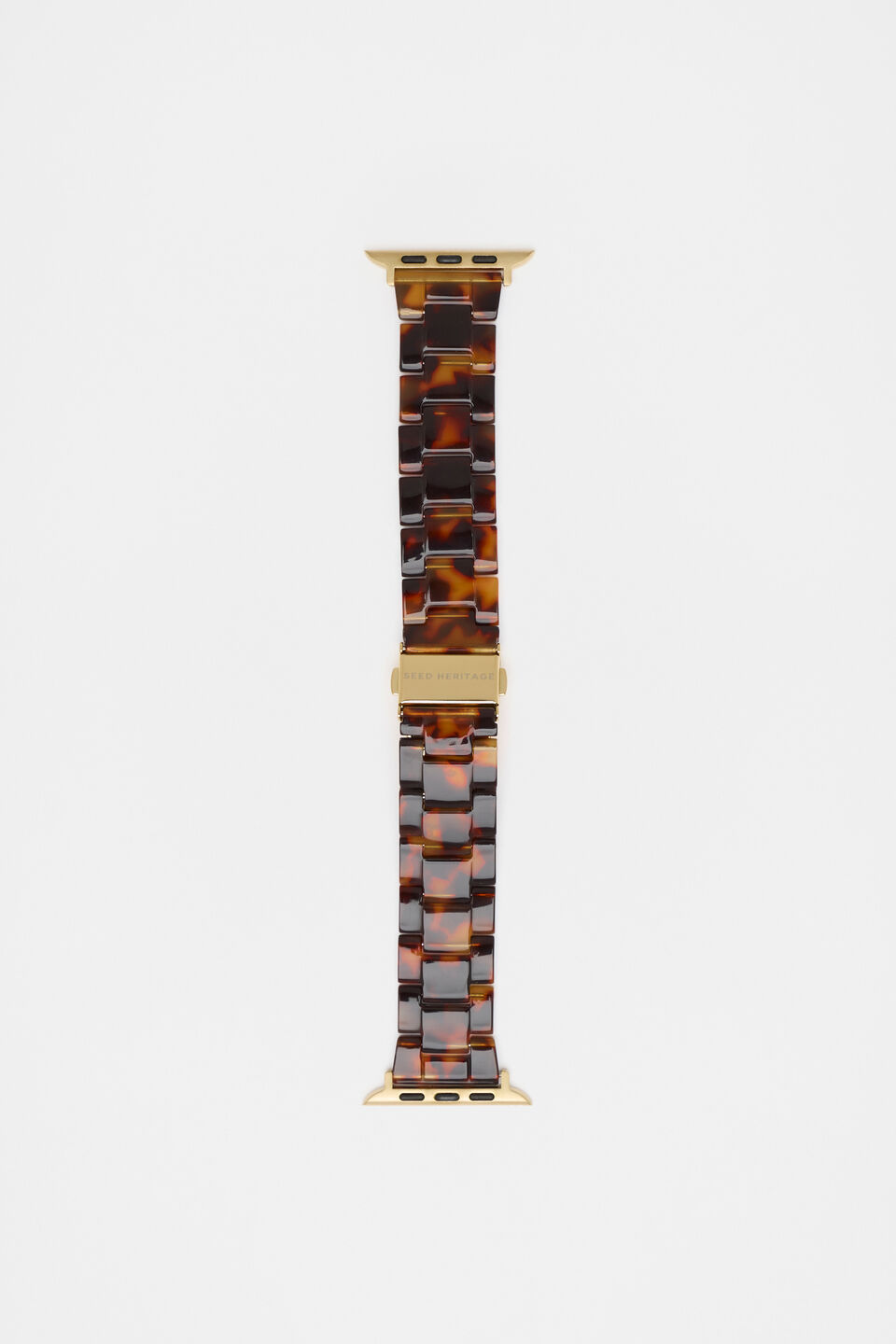 Resin Smart Watch Band  Dark Tort