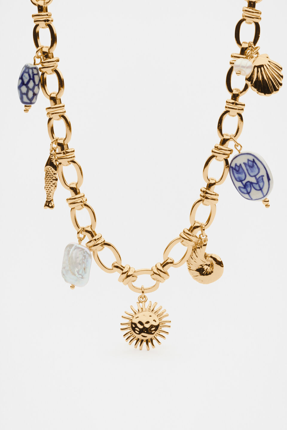 Charms Necklace  Gold