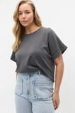 Core Longline Tee  Charcoal Wash  hi-res