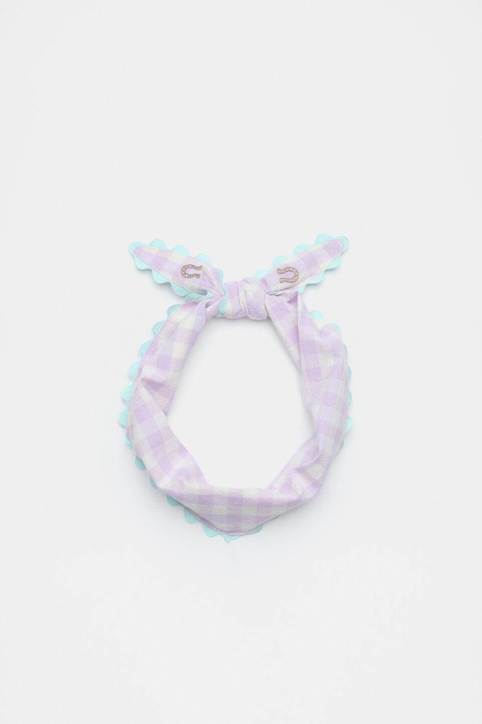 Embroidered Neckscarf  Vintage Cream