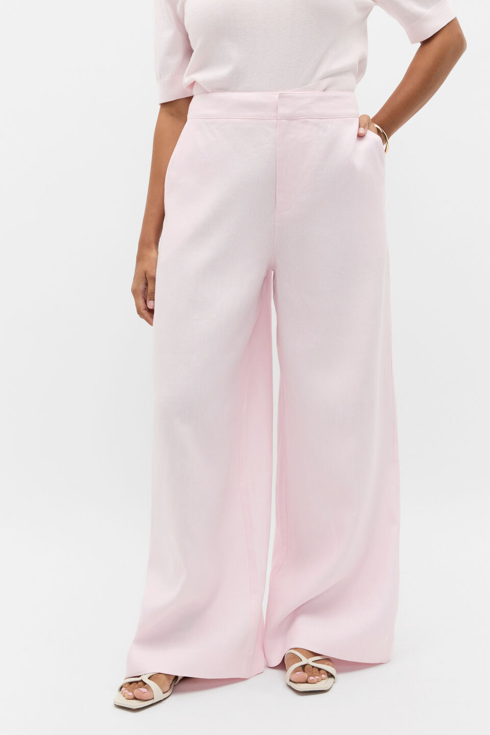 Tailored Linen Pant  Primrose