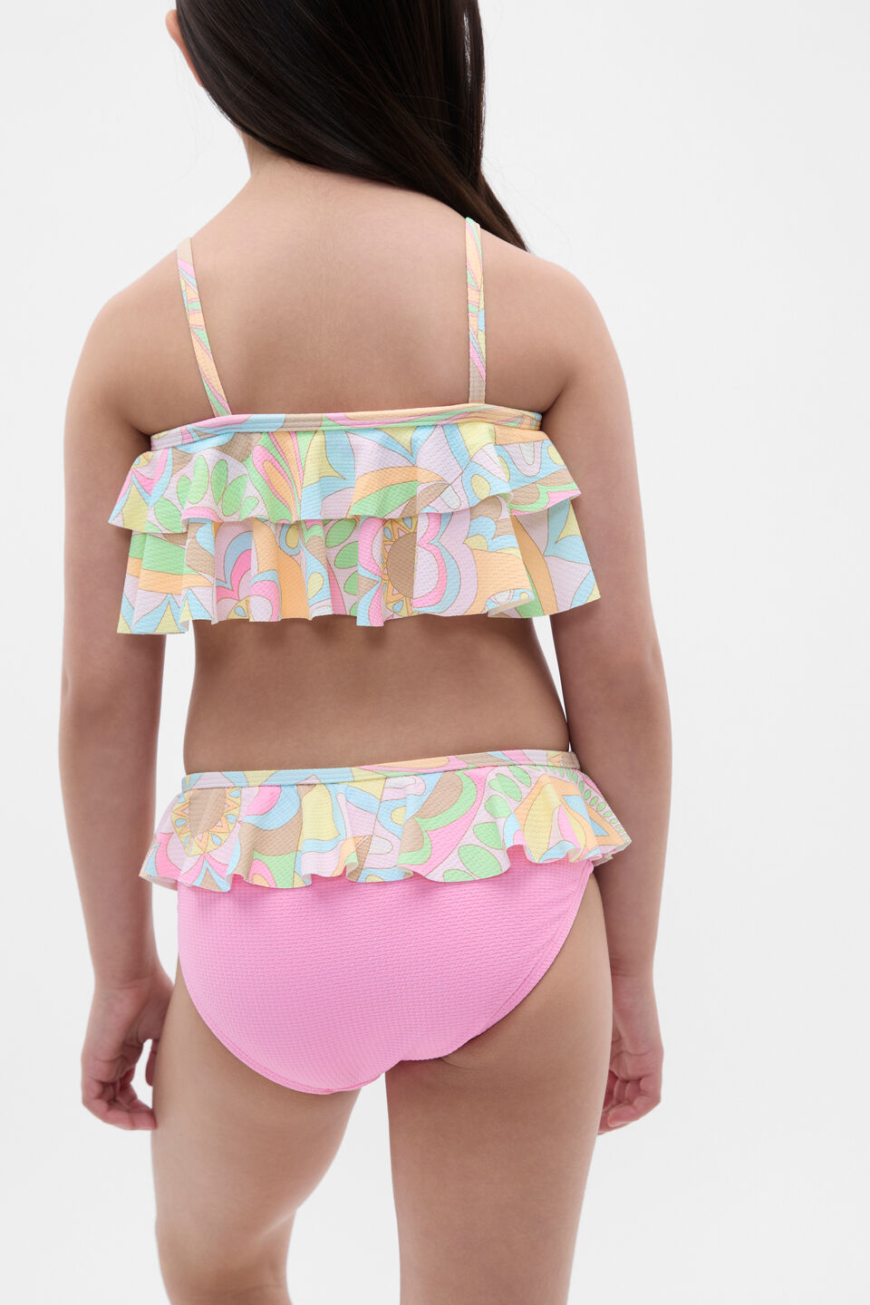 Paisley Ruffle Bikini  Multi