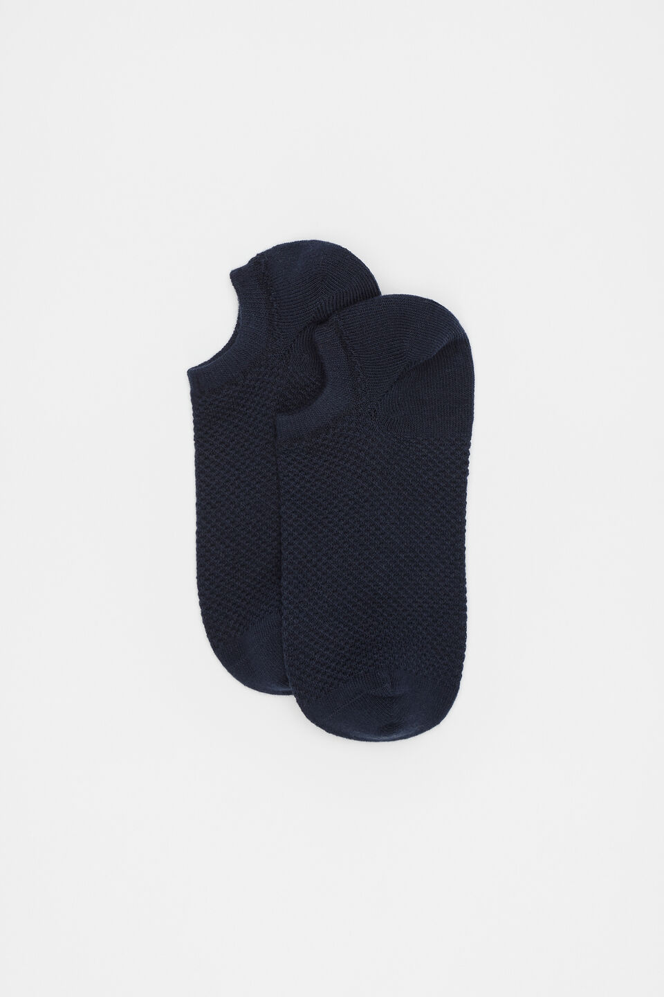 Mini Waffle Sneaker Sock  Twilight Blue