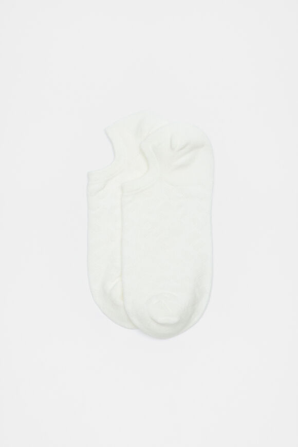 Ocelot Mesh Texture Sock  Cream  hi-res