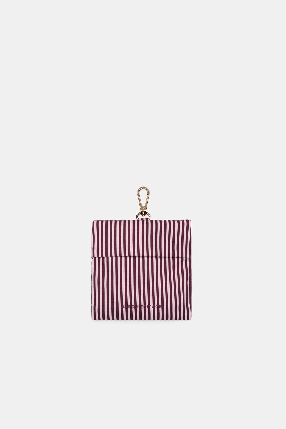 Packable Shopper Tote  Plum Red