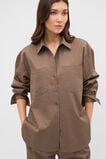 Textured Cotton Shirt  Chestnut  hi-res