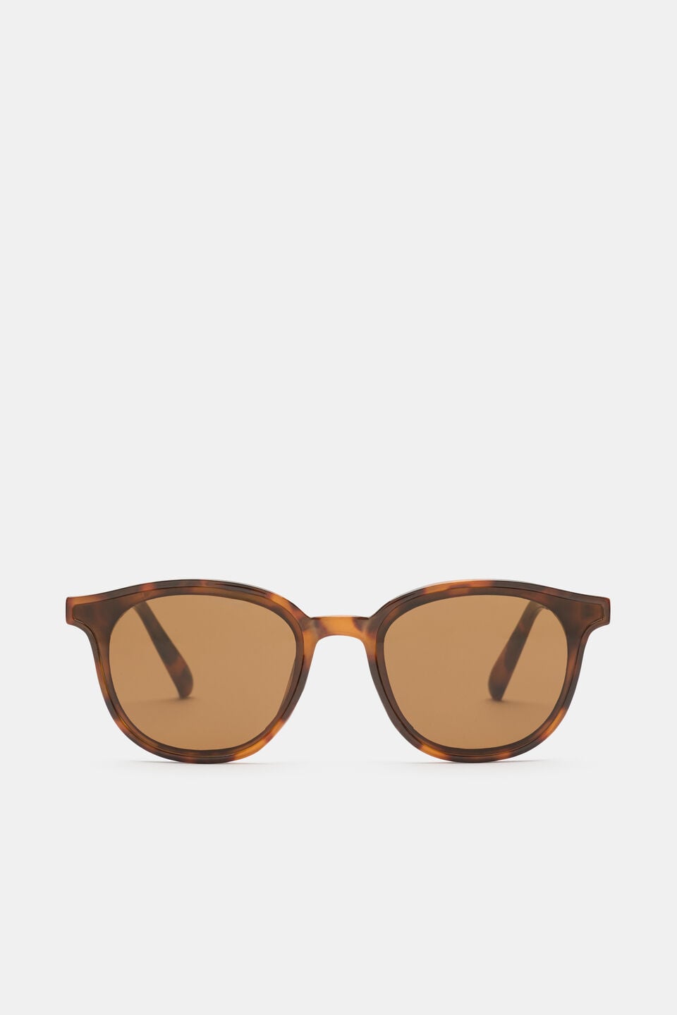 Jane Rounded Sunglasses  Dark Tort