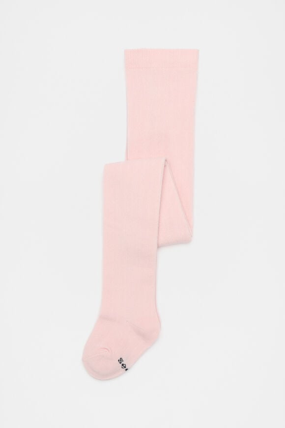 Rib Full Length Tight  Light Pink  hi-res