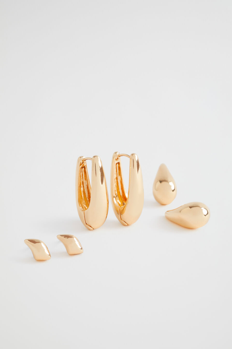 Drop Earring Set  Gold