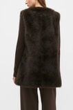 Faux Fur Gilet  Coffee Bean  hi-res