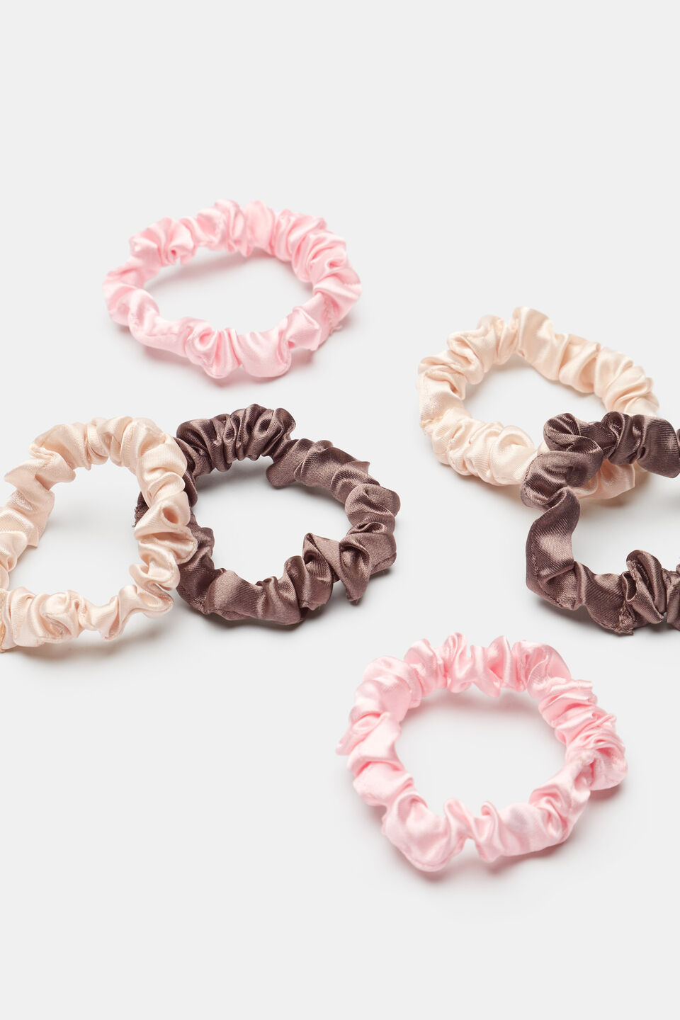Mini Scrunchie  Pale Blossom