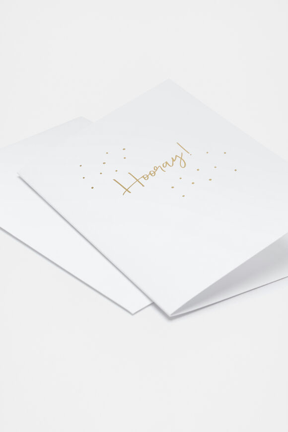 Greeting Card  Hip Hip Hooray  hi-res