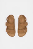 Double Buckle Slide  Biscotti  hi-res