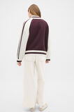 Zip Up Knit Bomber  Mulberry  hi-res