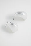 Curved Earring  Silver  hi-res