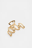 Metal Wave Claw  Gold  hi-res
