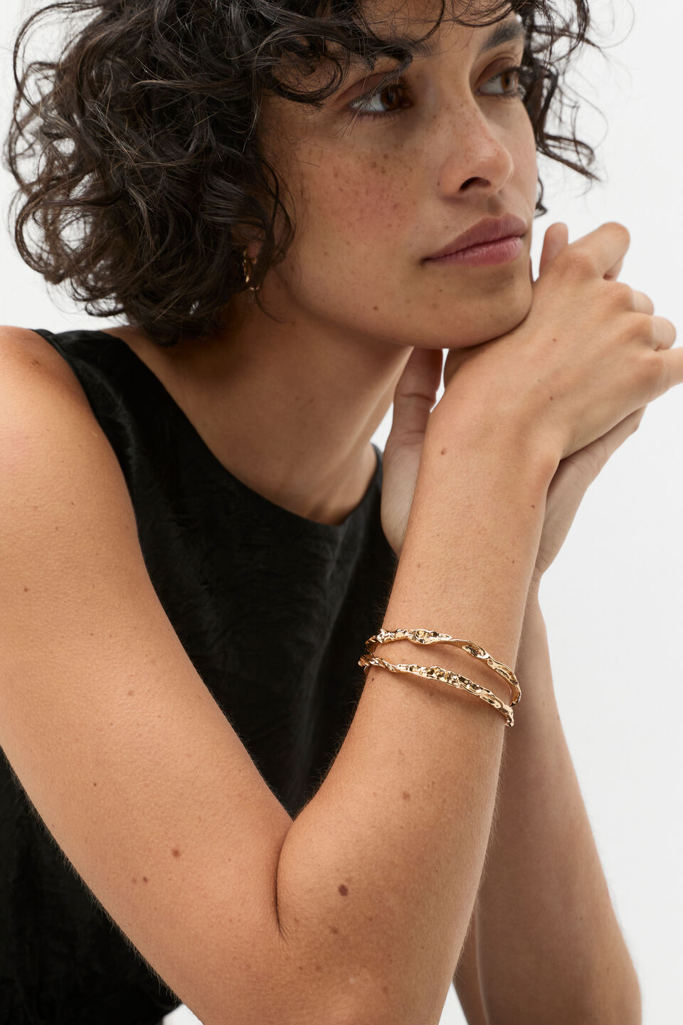 Molten Cuff  Gold