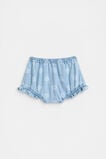 Floral Denim Bloomer  Light Wash  hi-res