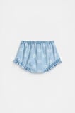 Floral Denim Bloomer  Light Wash  hi-res