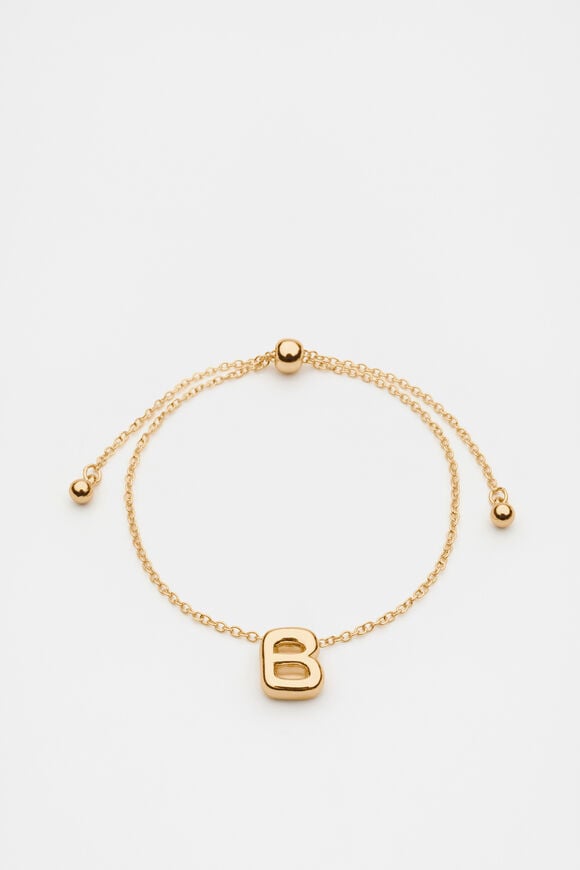 Bubble Letter Bracelet  B  hi-res