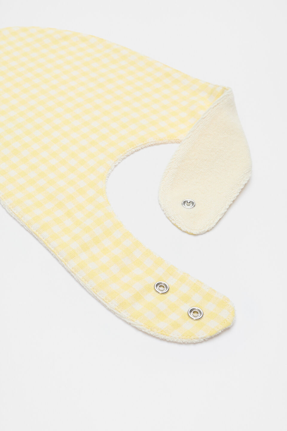 Gingham Dribble Bib  Daisy