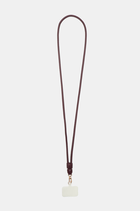 Phone Strap  Plum Red  hi-res