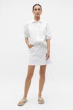 Denim Mini Skirt  White  hi-res