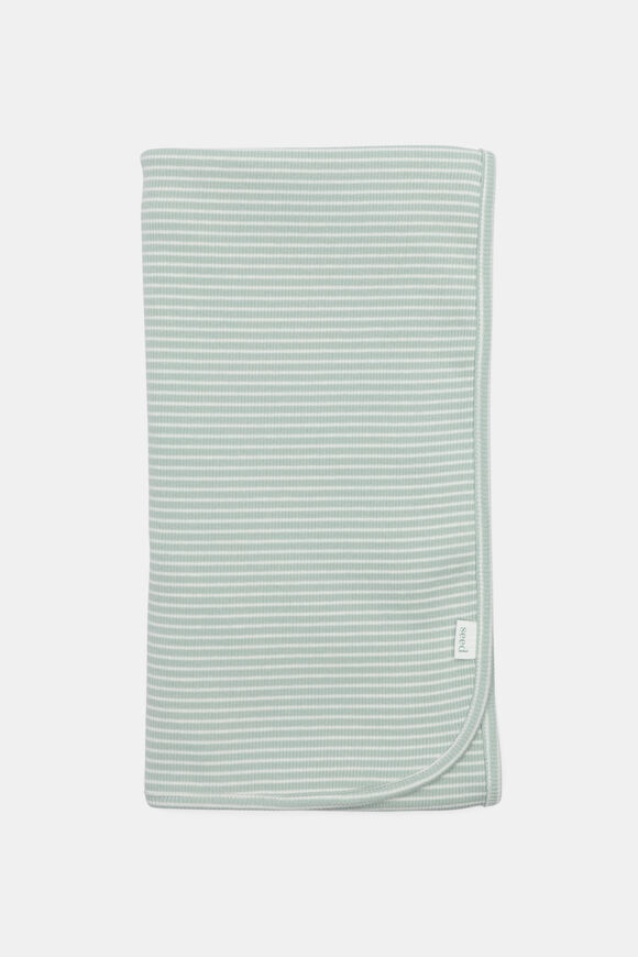 Core Rib Logo Wrap  Sage Stripe  hi-res