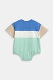 Spliced Logo Romper  Multi  hi-res