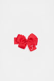 Grosgrain Initial Bow Duck Clip  J  hi-res