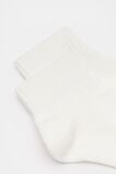 Cushioned Logo Ankle Sock  Cream Navy  hi-res