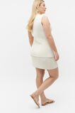Crepe Rib Button Down Vest  Frappe  hi-res