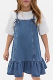 Drop Waist Denim Dress  Vintage Blue  hi-res