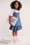 Drop Waist Denim Dress  Vintage Blue  hi-res