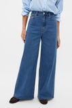 Palazzo Jean  Mid Indigo Denim  hi-res