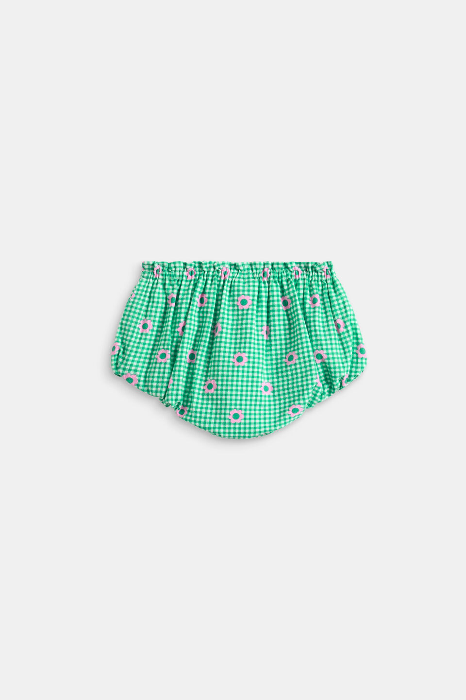 Check Flower Bloomer  Light Evergreen