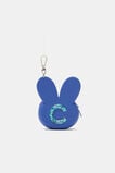Bunny Silicone Initial Keyring  C  hi-res