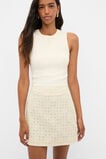 Tile Embroidery Skirt  Coconut Cream  hi-res