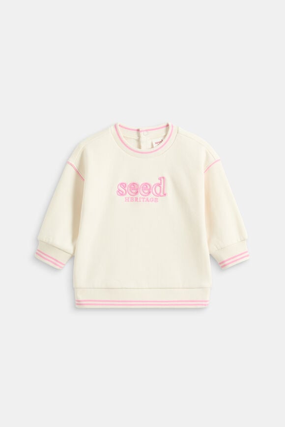 Core Logo Sweat  Classic Cream  hi-res