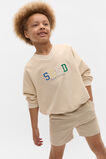 V Neck Logo Sweat  Moonstone  hi-res