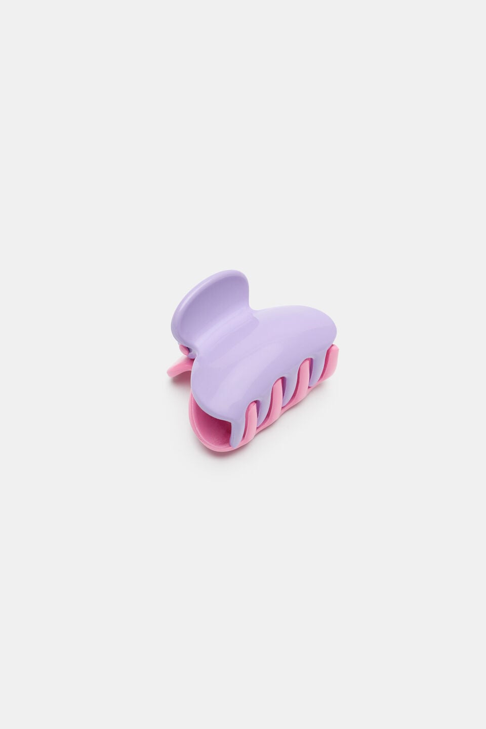 Colourblock Claw Clip  Candy Pink