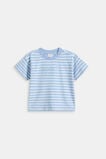 Core Stripe Logo Tee  Cloud Blue  hi-res