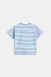 Core Stripe Logo Tee  Cloud Blue  hi-res
