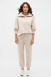 Terry Relaxed Trackpant  Wheat Marle  hi-res