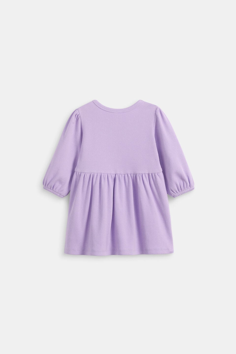 Logo Rib Dress  Lilac