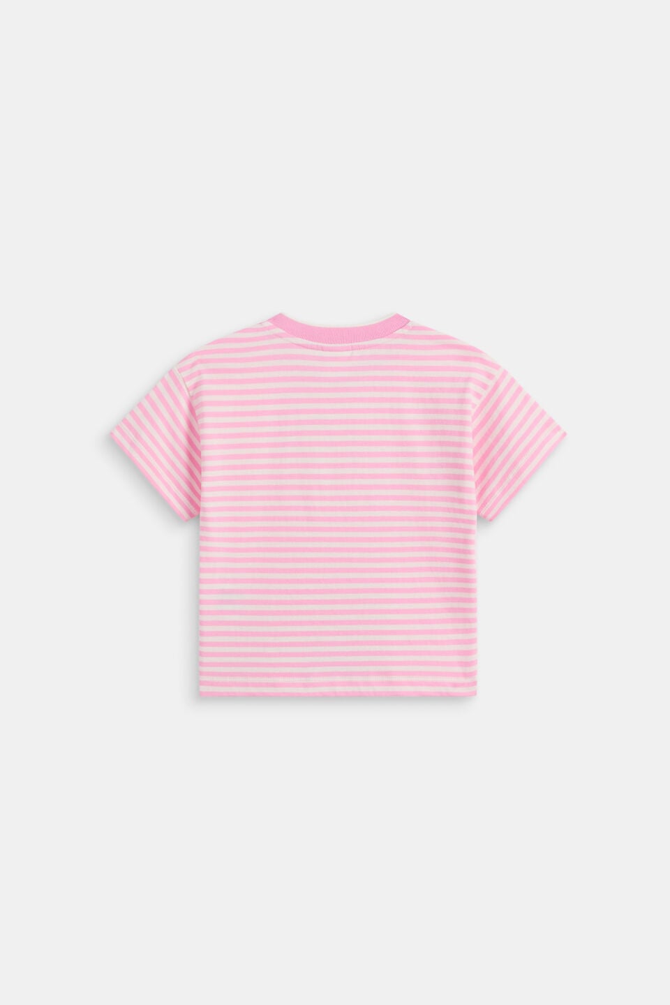 Core Stripe Logo Tee  Candy Pink