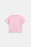 Core Stripe Logo Tee  Candy Pink  hi-res