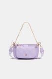 Quilted Flower Hybrid Cross Body Bag  Lilac  hi-res
