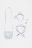 Gingham Flower Snaps  Multi  hi-res
